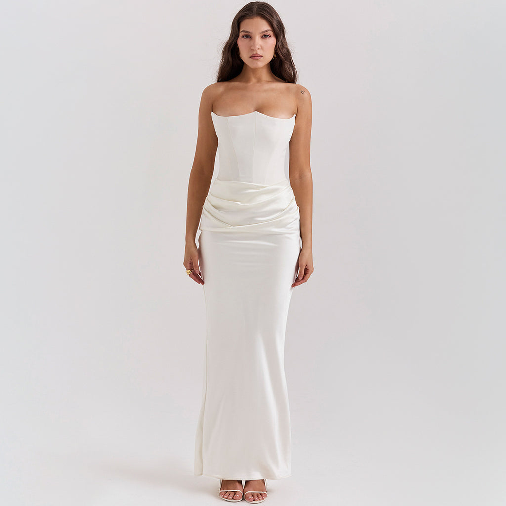 Slim Tube Backless Evening Dress