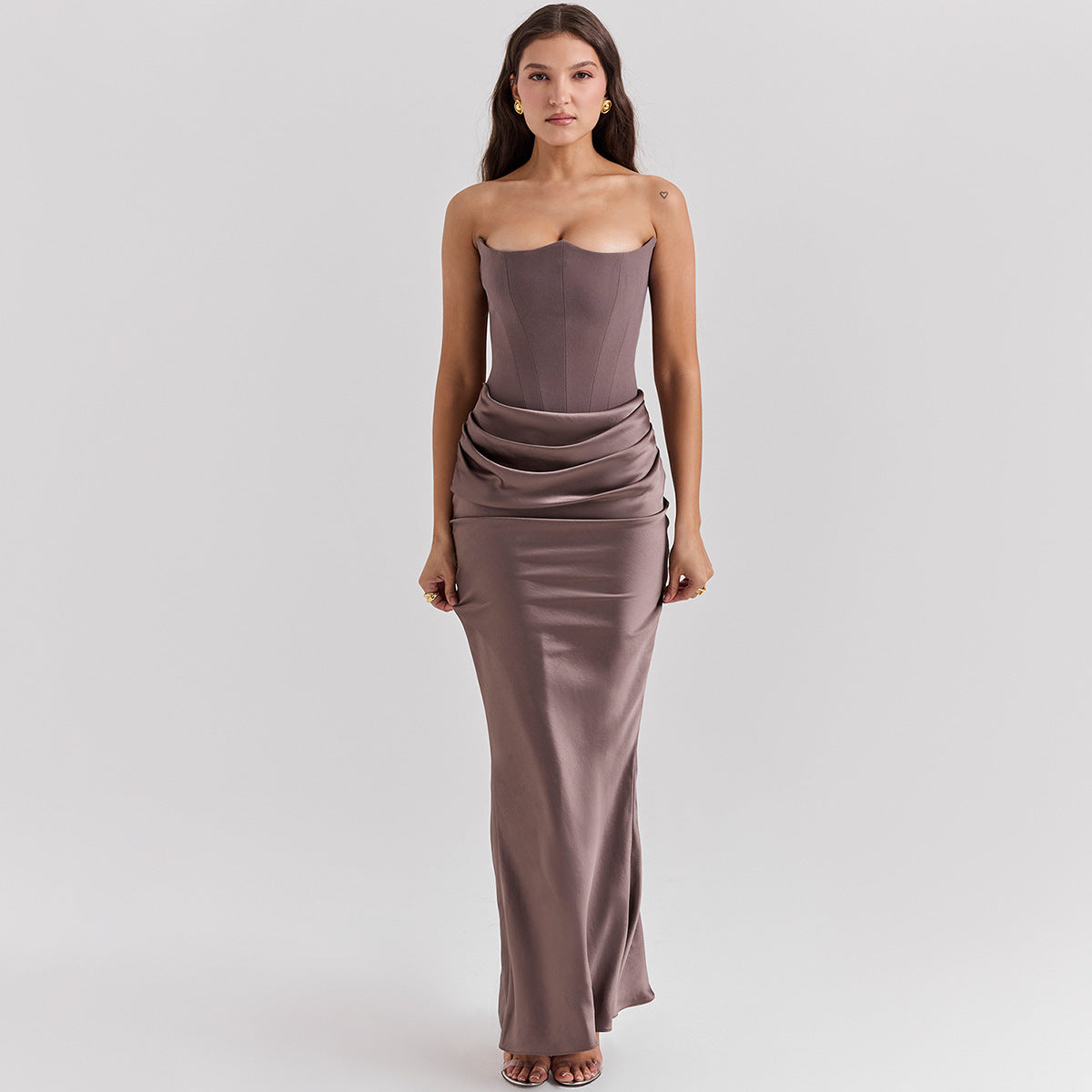 Slim Tube Backless Evening Dress