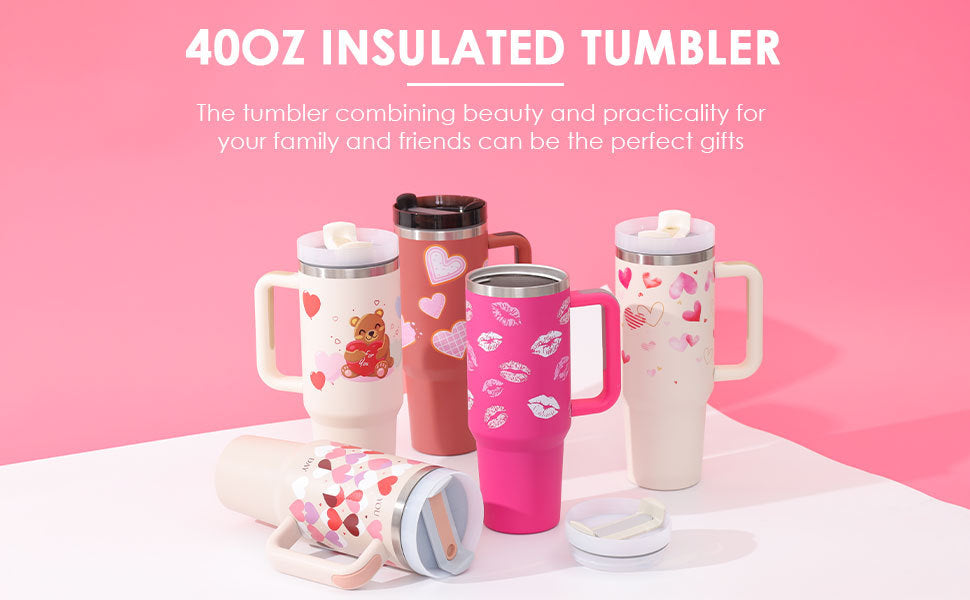 40 Oz No Spill Stainless Steel Insulated Tumbler