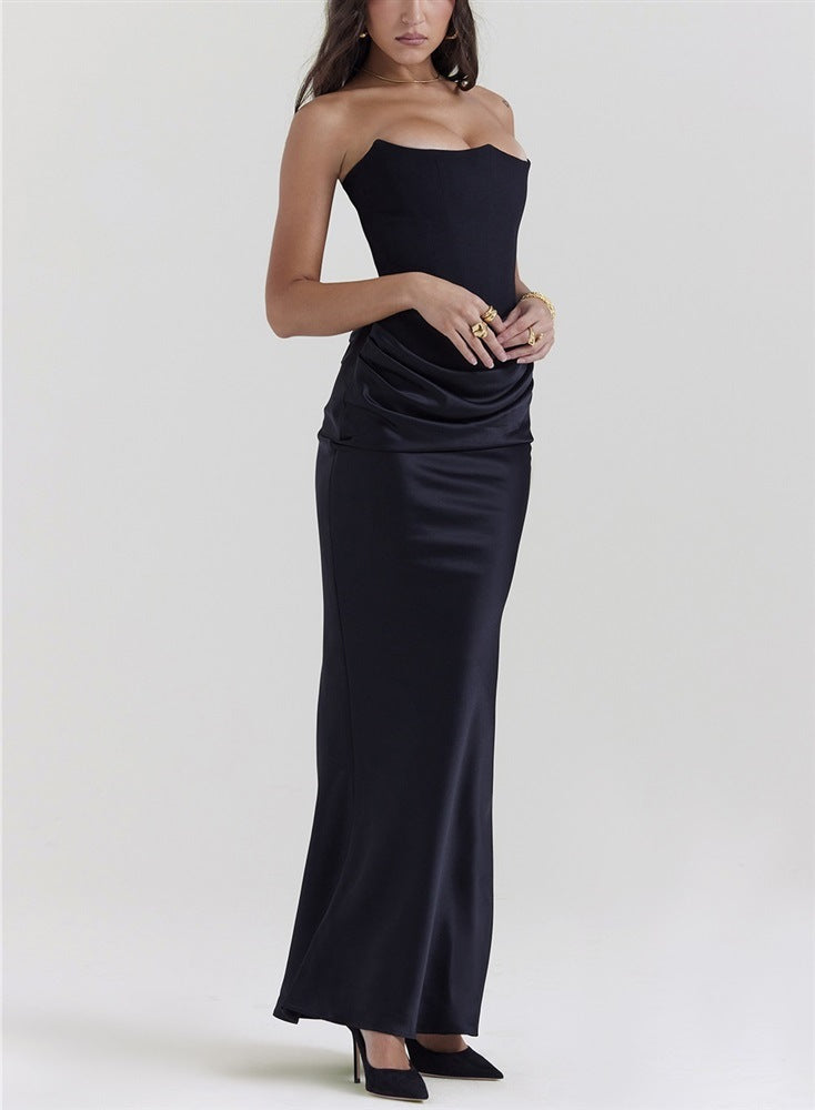 Slim Tube Backless Evening Dress