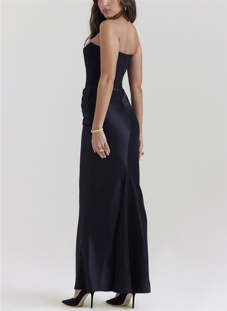 Slim Tube Backless Evening Dress