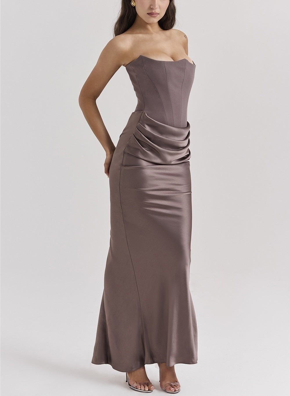 Slim Tube Backless Evening Dress