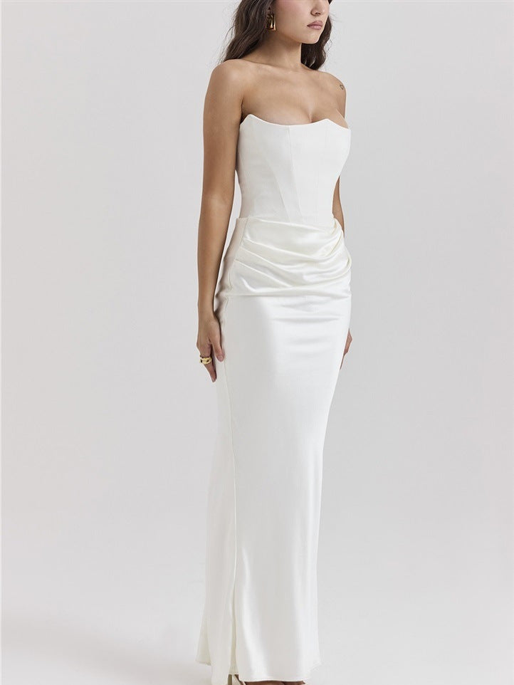 Slim Tube Backless Evening Dress