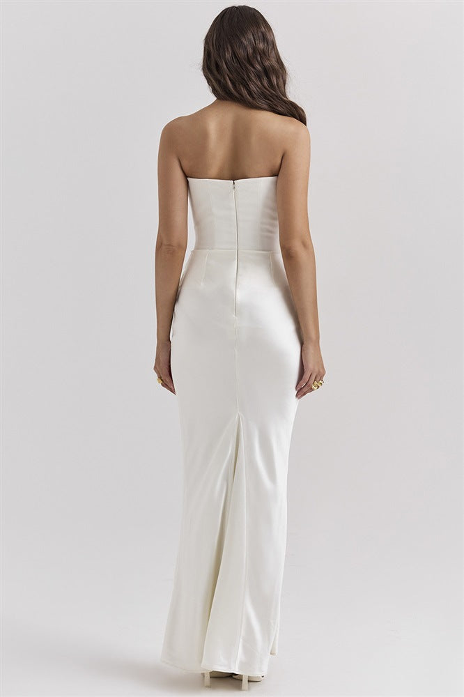 Slim Tube Backless Evening Dress