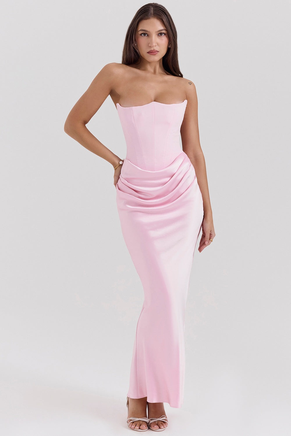 Slim Tube Backless Evening Dress